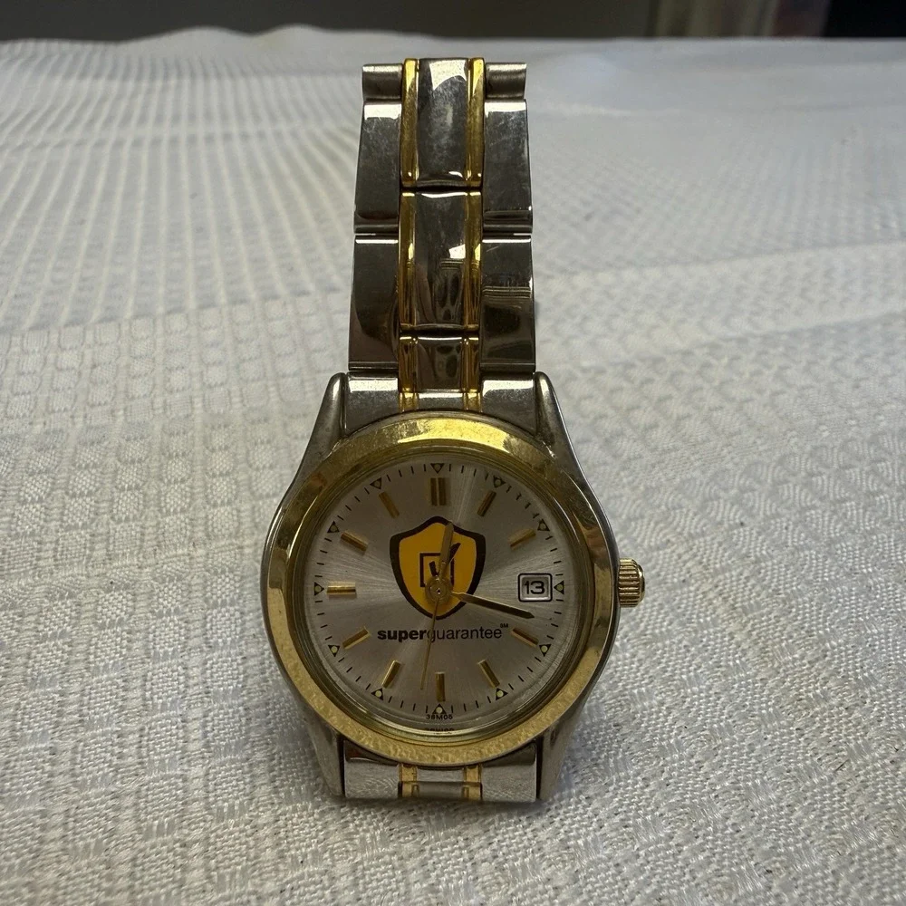 Bulova Super Media Yellow Pages Ad Two Tone Stainless Steel Quartz Ladies Watch